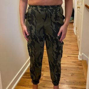 Camo joggers from nasty gal